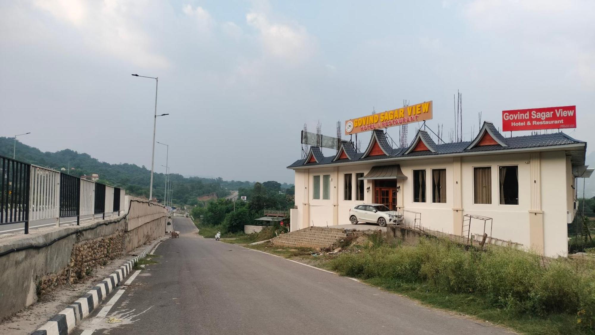Govind Sagar View Hotel & Restaurant Bilaspur  Buitenkant foto